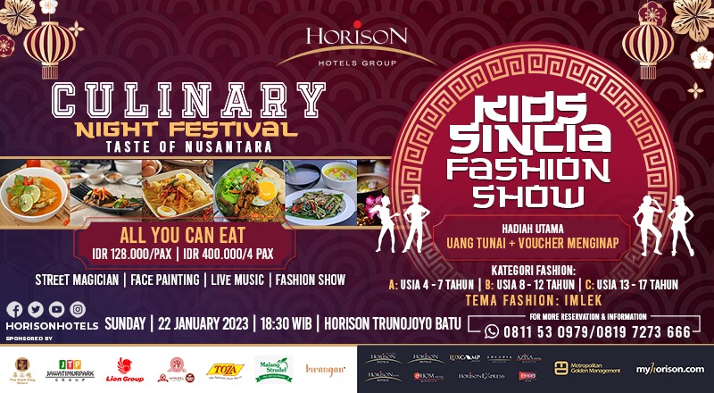 Rayakan Kemeriahan Imlek, Horison Hotels Group Hadirkan Horison Culinary Night Festival