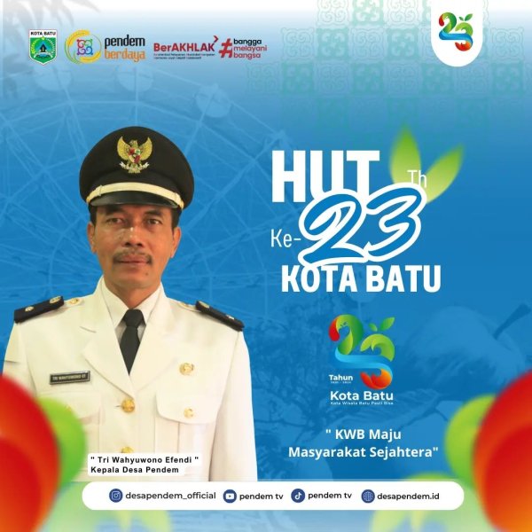 Iklan Ucapan Hari Jadi Kota Batu ke-23