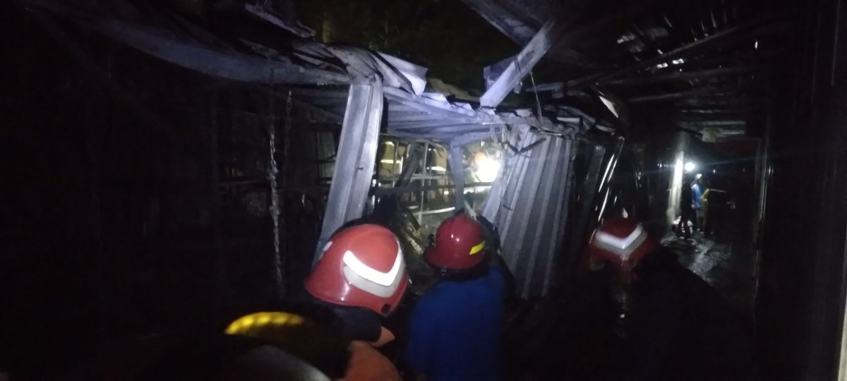 Sejumlah Enam Stan Terbakar, Relokasi Pasar Batu Dilalap si Jago Merah