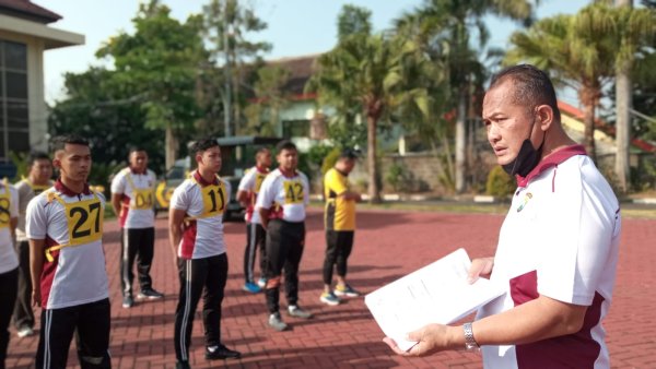 Uji Ketahanan Fisik Polres Batu Gelar TKJ, Iptu Soleh: Dimaksimalkan Sesuai Kemampuan