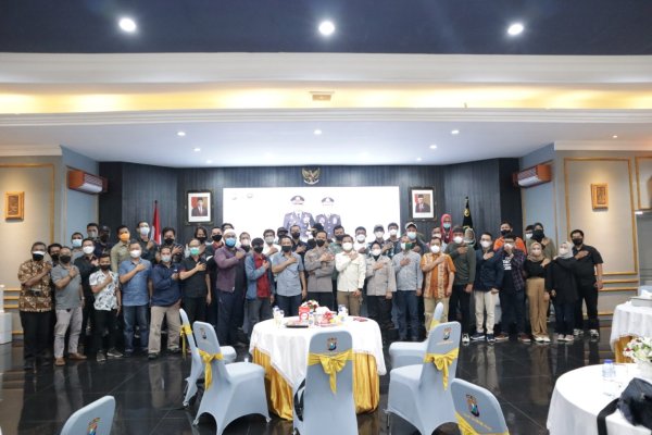Jalin Sinergitas, Polresta Malang Kota Gelar Halal Bihalal Bersama Awak Media