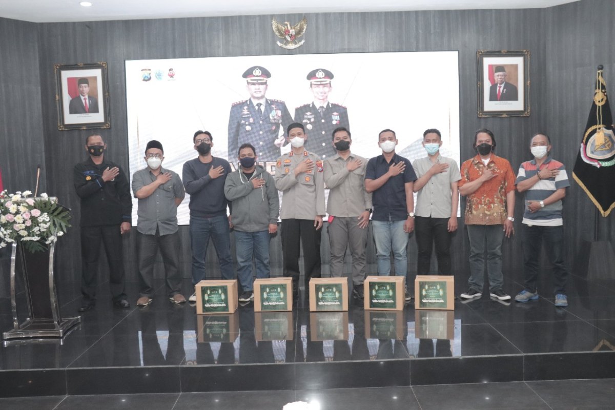 Jalin Kerjasama, Polresta Malang Kota Gelar PIRAMIDA Bersama Wartawan