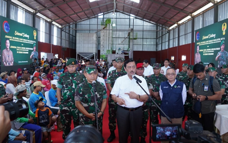 Tinjau Program Ketahanan Pangan Kostrad, Menko Marves RI Apresiasi Program Ketahanan Pangan Kasad