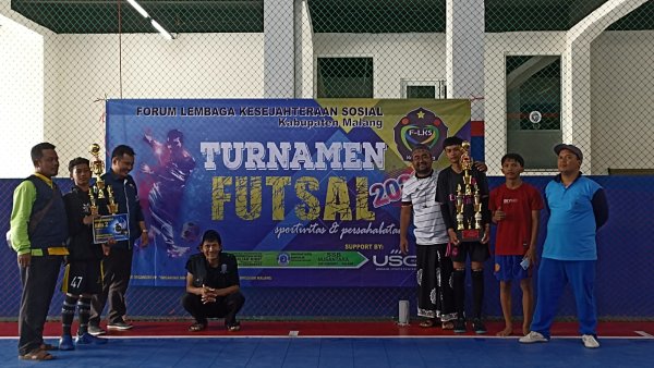 Forum LKSA Gelar Turnamen Futsal Antar Lembaga, Berharap ada Perhatian dari Pemkab Malang