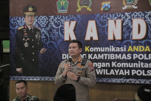 Kapolresta Malang Kota Bersama Forkopimda Kota Malang, Gelar Dialog Aktif Bersama Warga