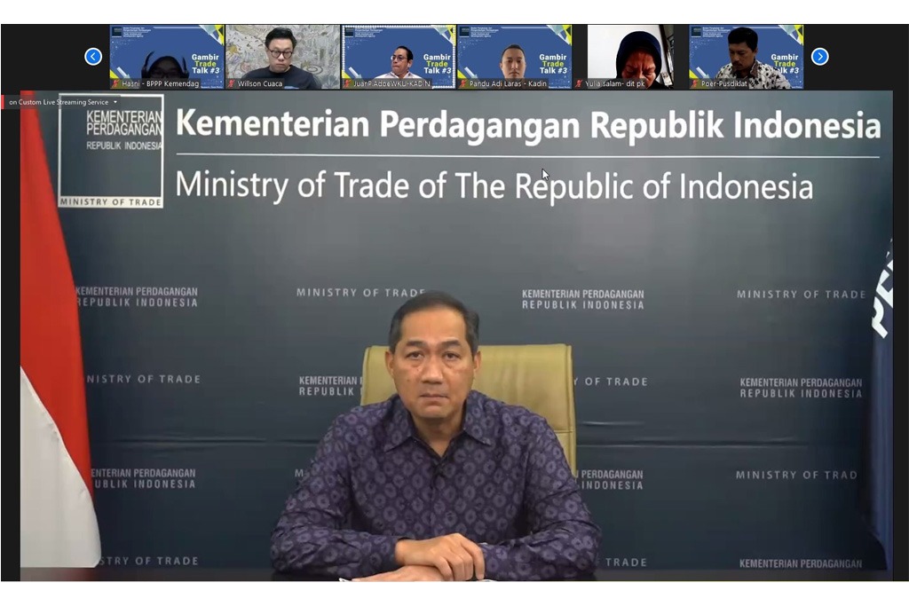 Diskusi Virtual, Mendag RI: Pada 2030 Niaga Elektronik Akan Kuasai Ekonomi Digital