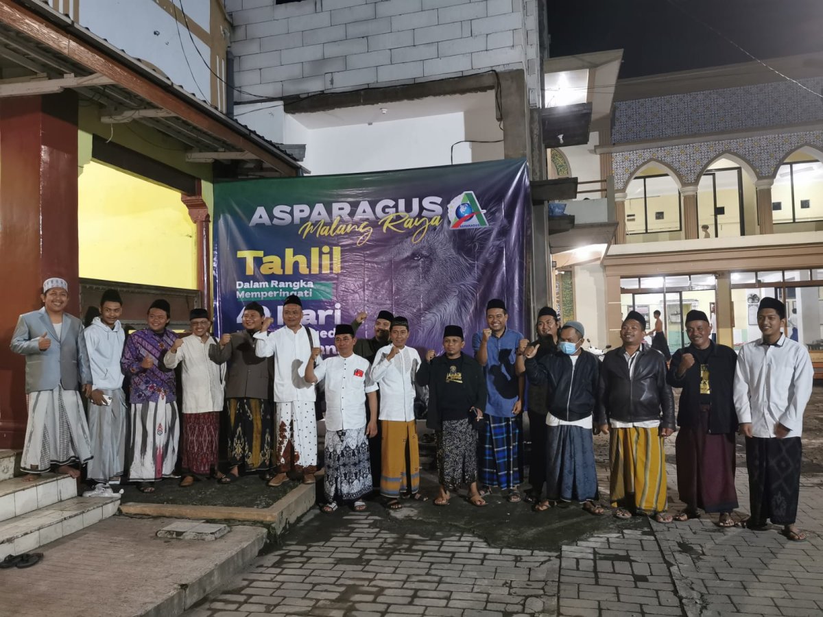Peringati 40 Hari Korban Tragedi Stadion Kanjuruhan, Asparagus Malang Raya Gelar Tahlil Bersama