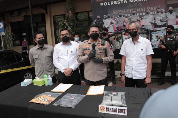Satreskrim Polresta Malang Kota, Berhasil Ungkap Kasus Pembunuhan di Kota Malang