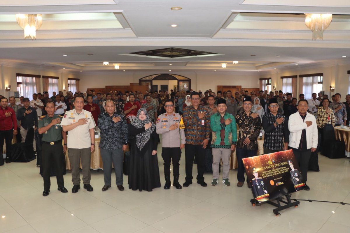 Wujudkan Pilkada 2024 Aman dan Kondusif Polres Batu Gelar FGF, Diapresiasi Bawaslu Kabupaten Malang