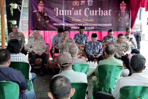 Jum’at Curhat, Wakapolresta Malang Kota Tegaskan Jika Isu Penculikan Anak Adalah Hoax