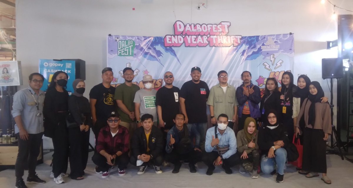 Tawarkan Produk Branded Dalbo Fest End Years Thrift Sukses Digelar, Kaum Millenial Kota Malang Sambut Antusias