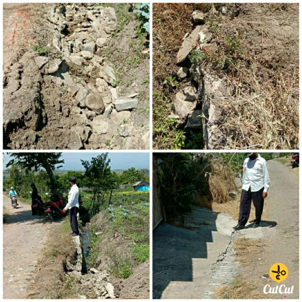 Warga Pandanrejo Resah, Jalan Irigasi Tertimbun Batu Usai Dilewati Excavator