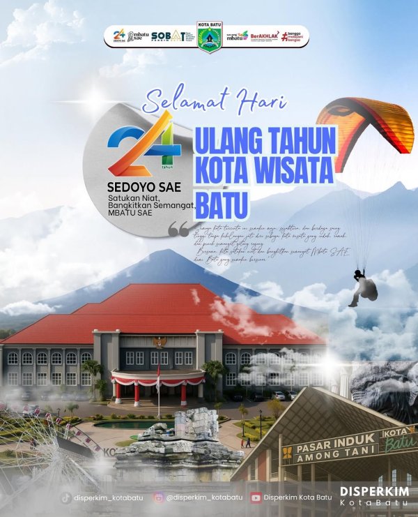 Iklan Ucapan Hari Jadi Kota Batu ke-24