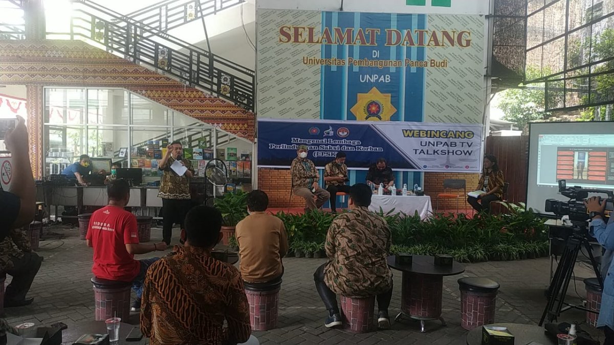 Melalui Webincang, UNPAB Sosialisasikan LPSK