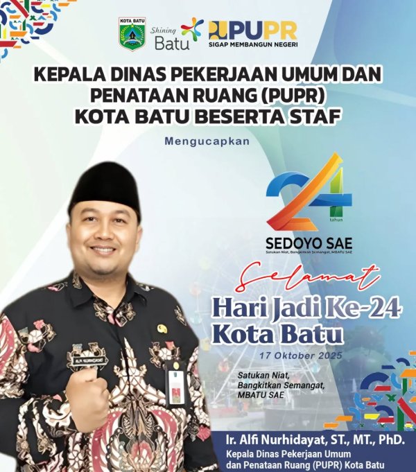 Iklan Ucapan Hari Jadi Kota Batu ke-24