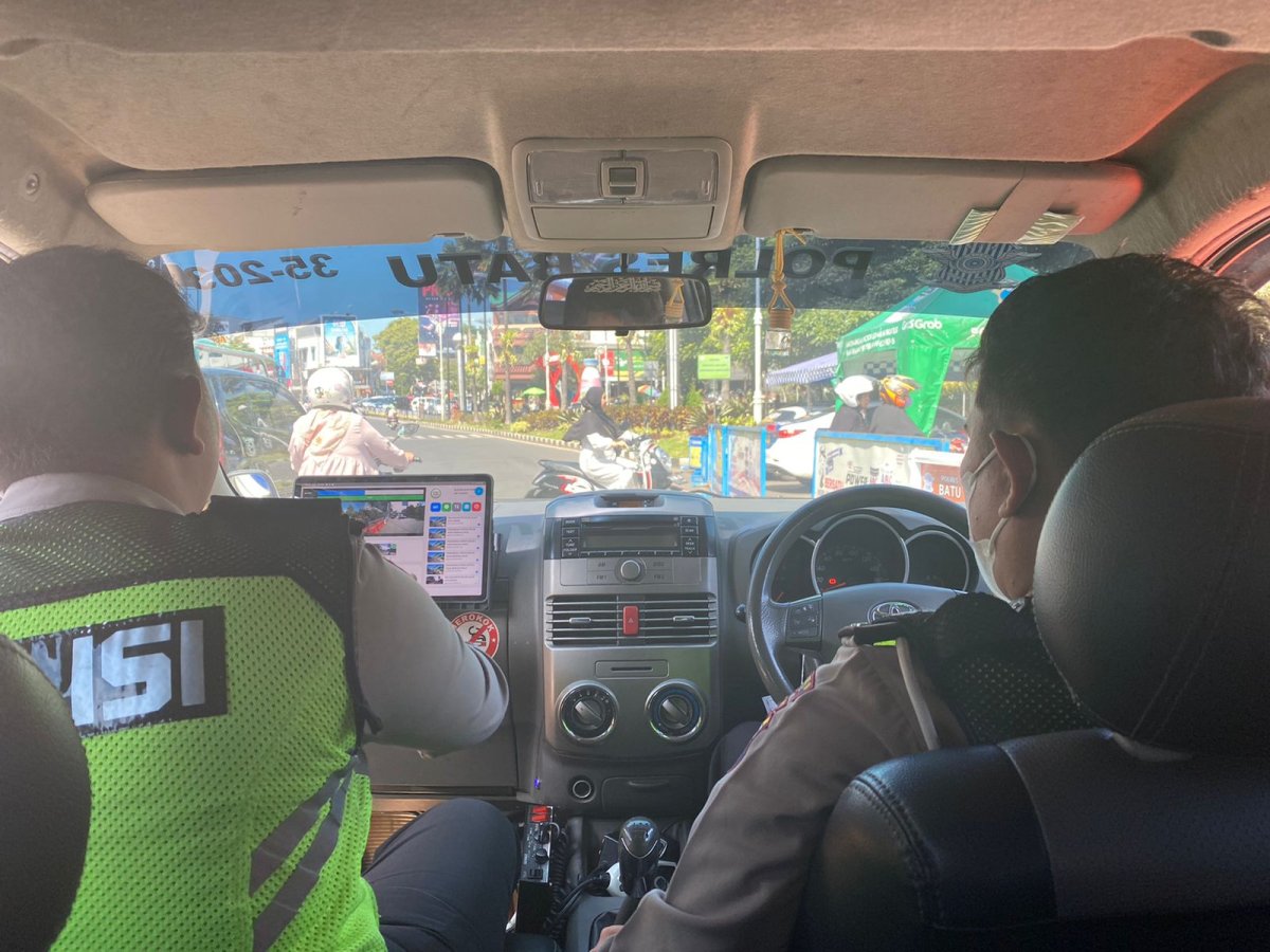 Polres Batu Laksanakan Patroli INCAR, Wujudkan Kamseltibcar Lantas