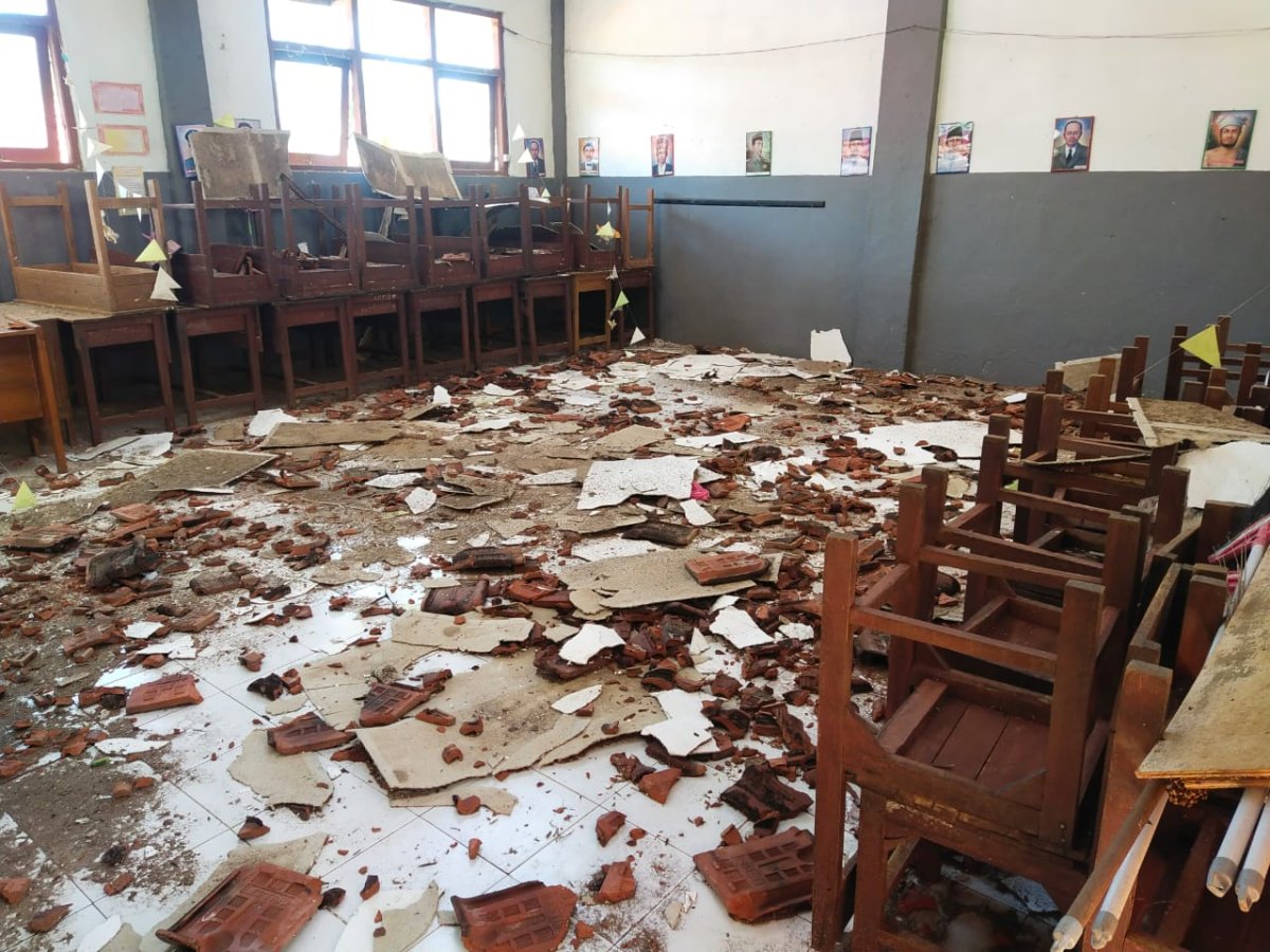 Jalankan Pembelajaran, Diharapkan SDN 02 Sukodono Rusak Parah Akibat Gempa Diperbaiki