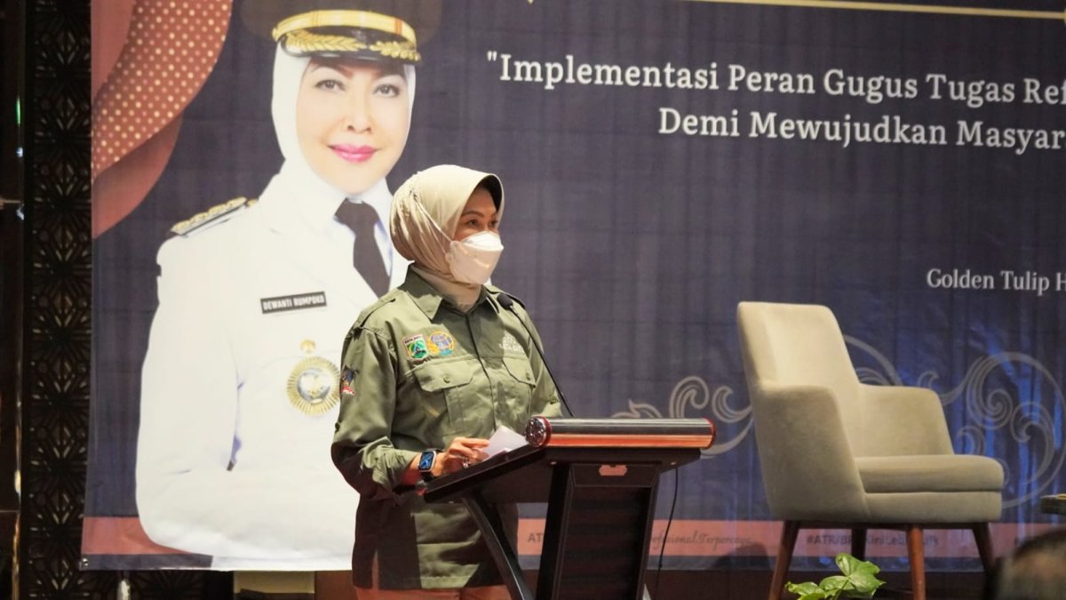 Wali Kota Batu Dewanti Rumpoko, Buka Rakor Penyelenggaraan Reformasi Agraria Kota Batu 2022