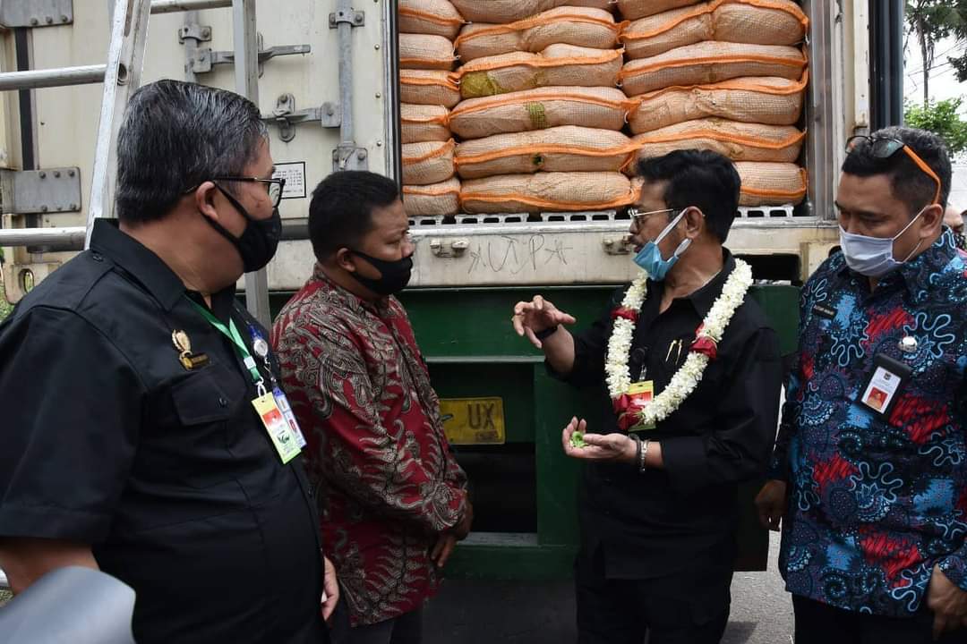 Mentan RI Syahrul, Lepas Ekspor Komoditas Kubis ke Taiwan