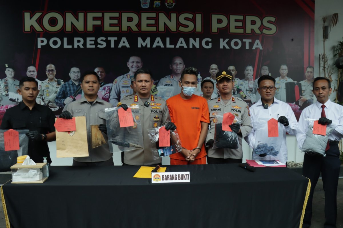 Polresta Malang Kota Berhasil Ungkap Kasus Pembunuhan di Jembatan Araya