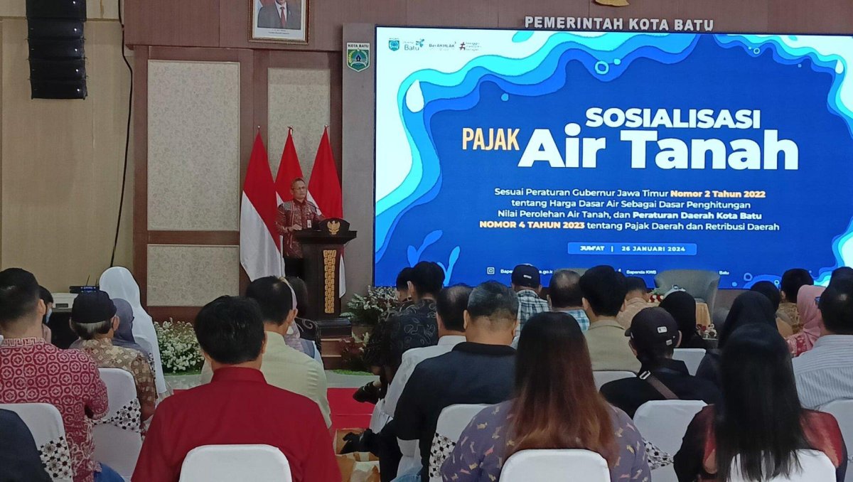 Dongkrak PAD, Bapenda Pemkot Batu Gelar Sosialisasi Pajak Air Tanah