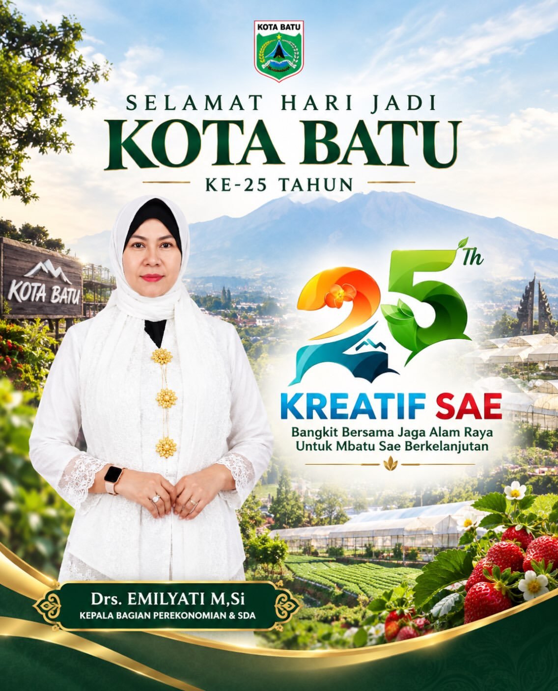 Iklan Ucapan Hari Jadi Kota Batu ke-25