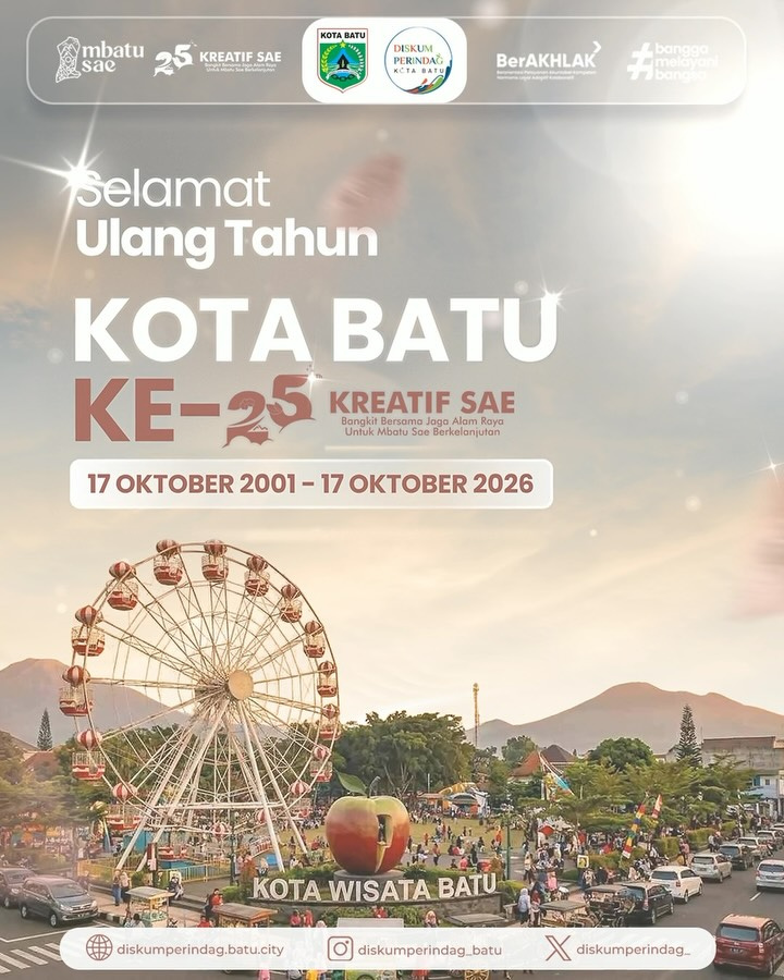 Iklan Ucapan Hari Jadi Kota Batu ke-25