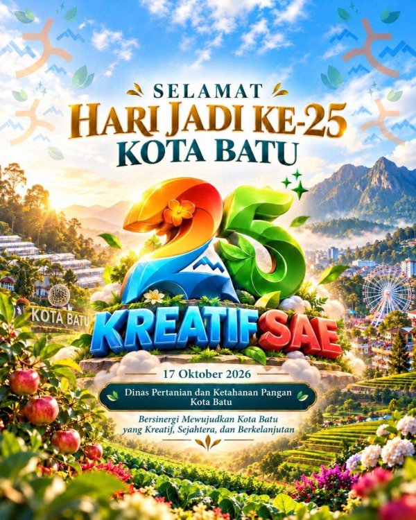 Iklan Ucapan Hari Jadi Kota Batu ke-25