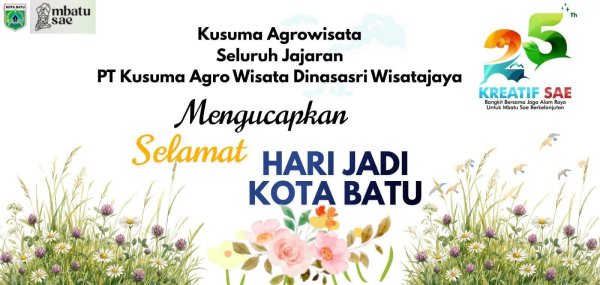 Iklan Ucapan Hari Jadi Kota Batu ke-25